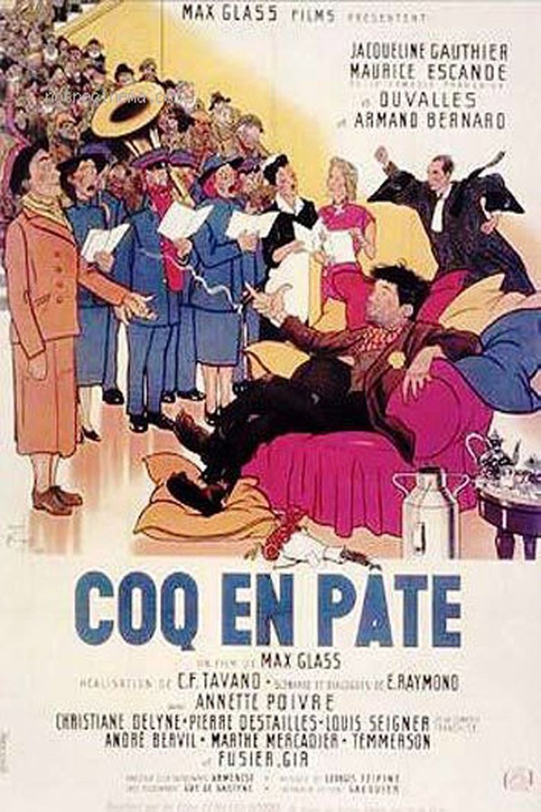 Coq en pâte poster