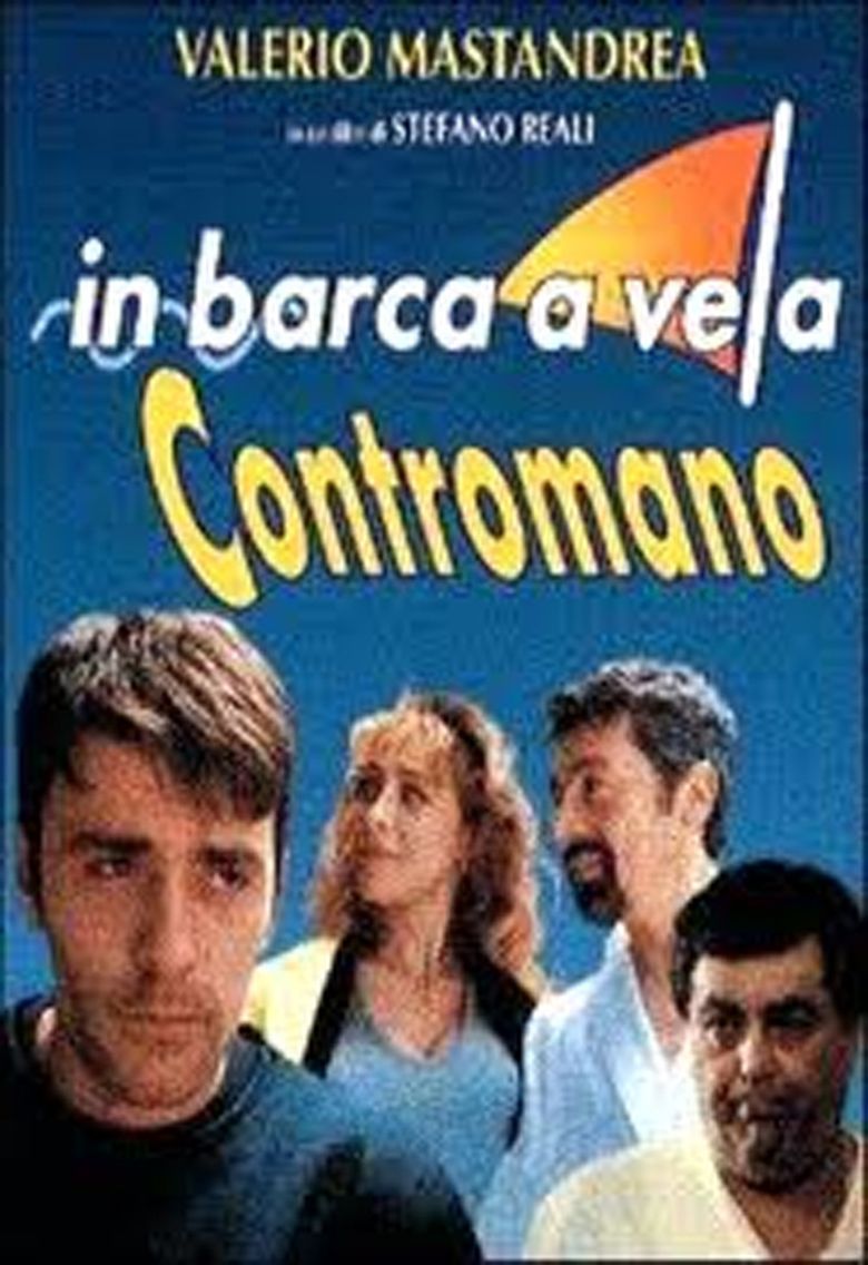 In barca a vela contromano poster