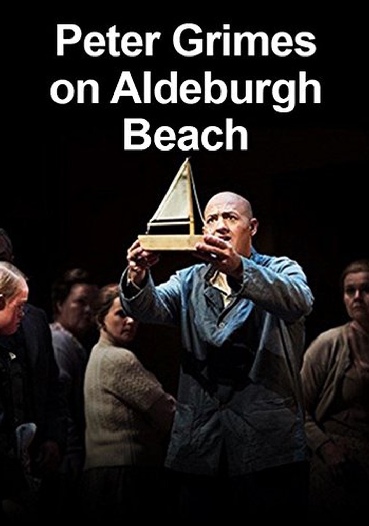 Peter Grimes on Aldeburgh Beach poster