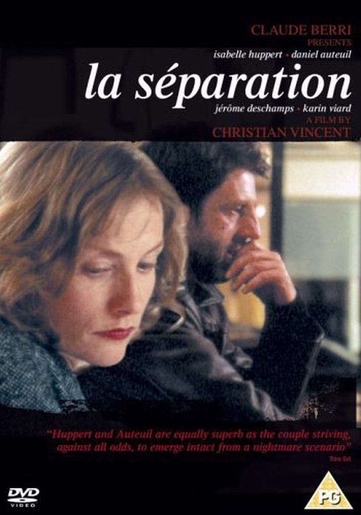 La séparation poster