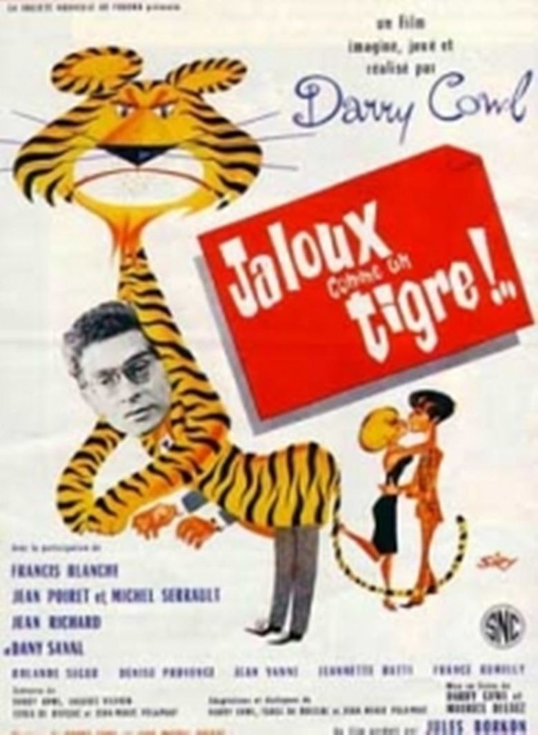 Jaloux comme un tigre poster