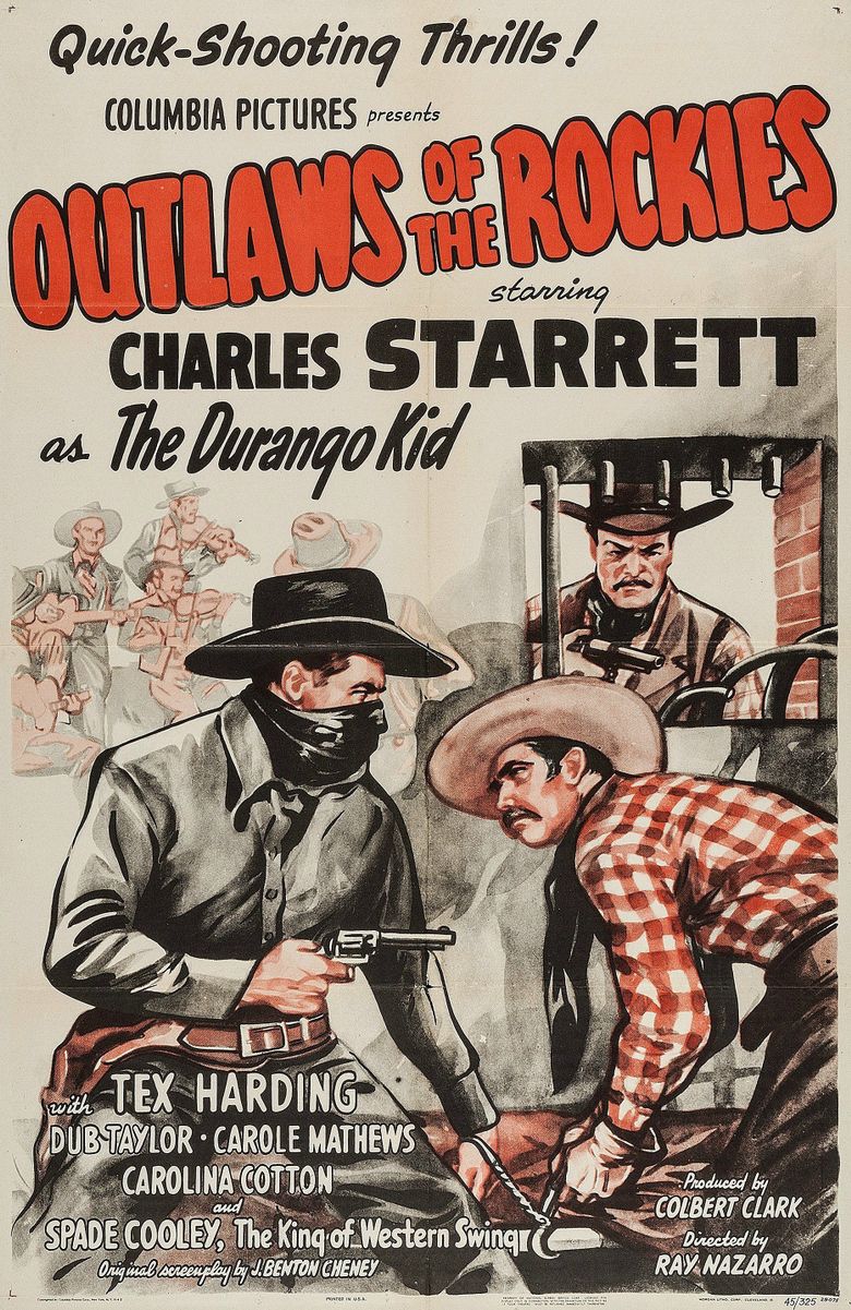 Outlaws of the Rockies poster