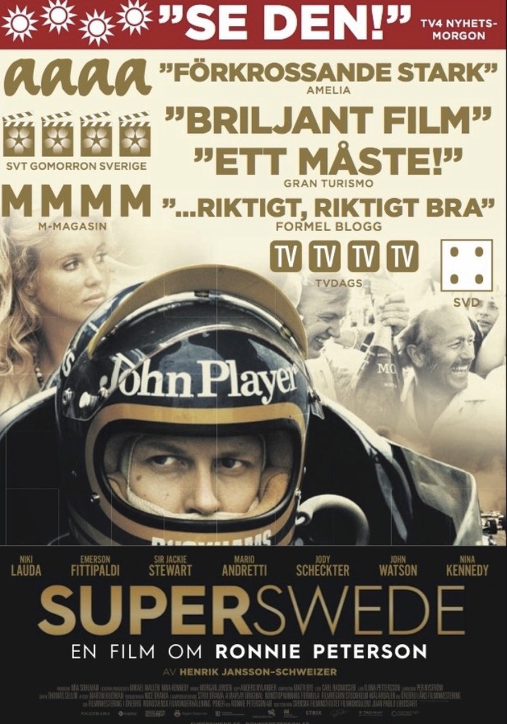 Superswede: A film about Ronnie Peterson poster