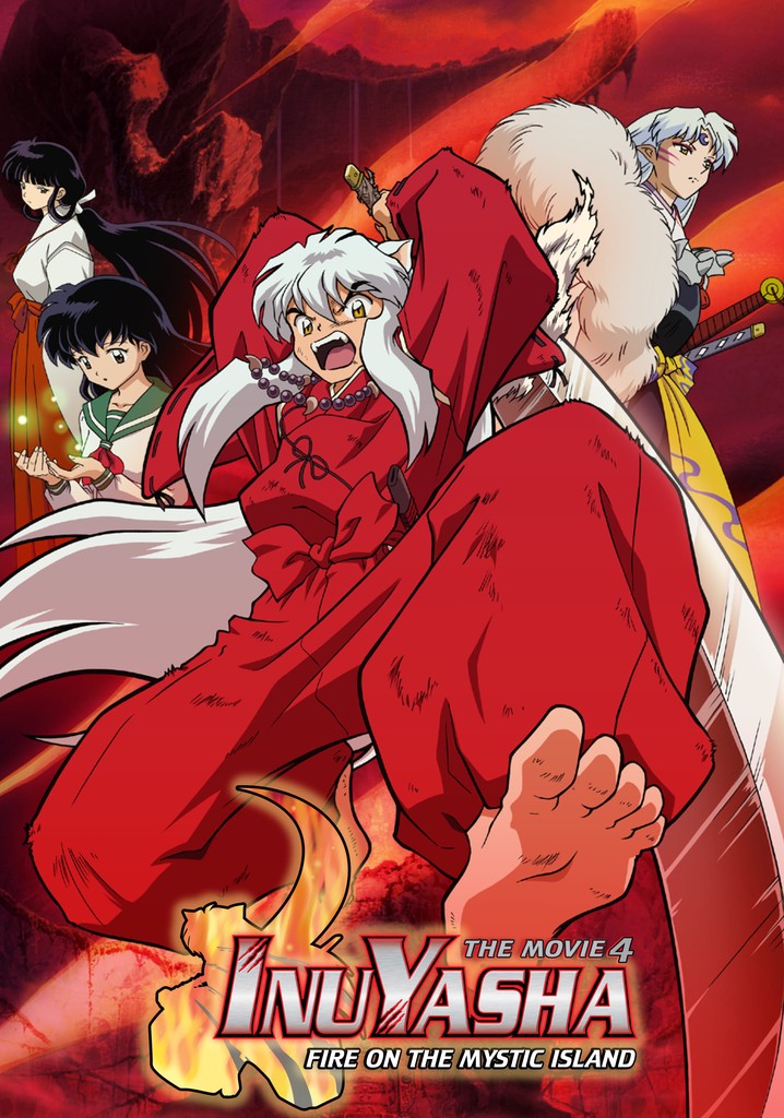 Inuyasha the Movie 4: Fire on the Mystic Island poster