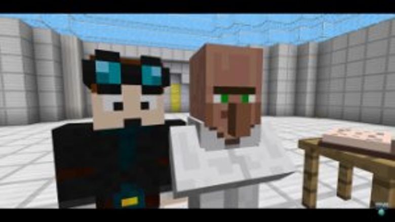 Minecraft High School poster