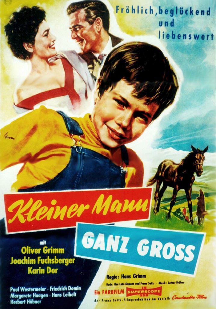Kleiner Mann - ganz groß poster