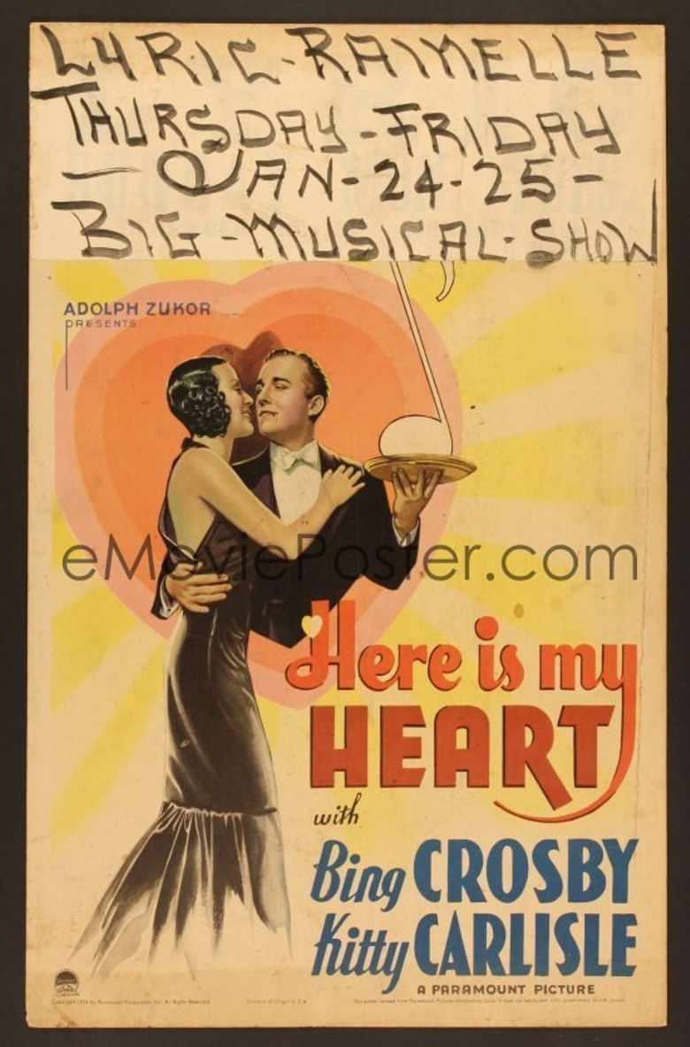 Here Is My Heart poster