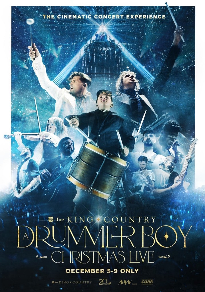 for KING + COUNTRY's A Drummer Boy Christmas LIVE poster