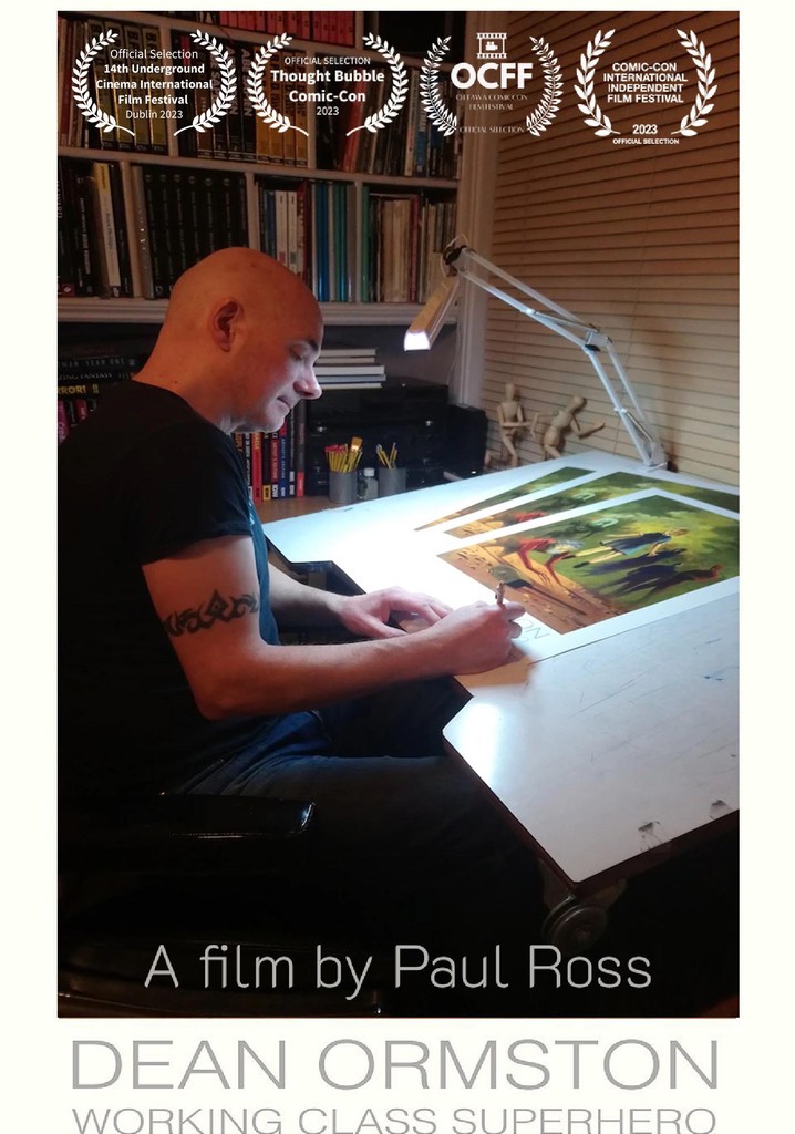 Dean Ormston - Working Class Superhero poster