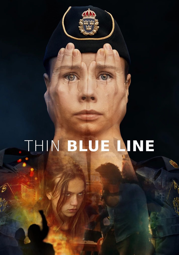 Tunna blå linjen poster
