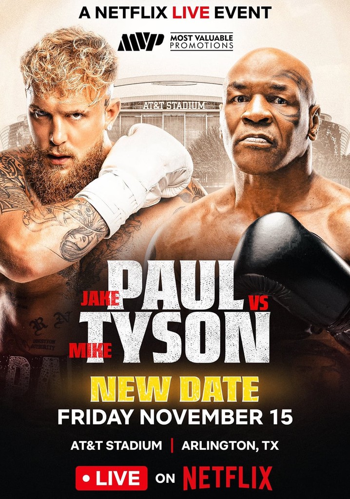Jake Paul vs. Mike Tyson poster