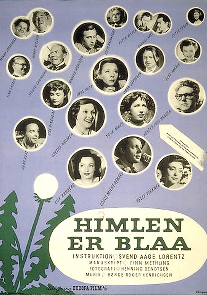 Himlen er blaa poster