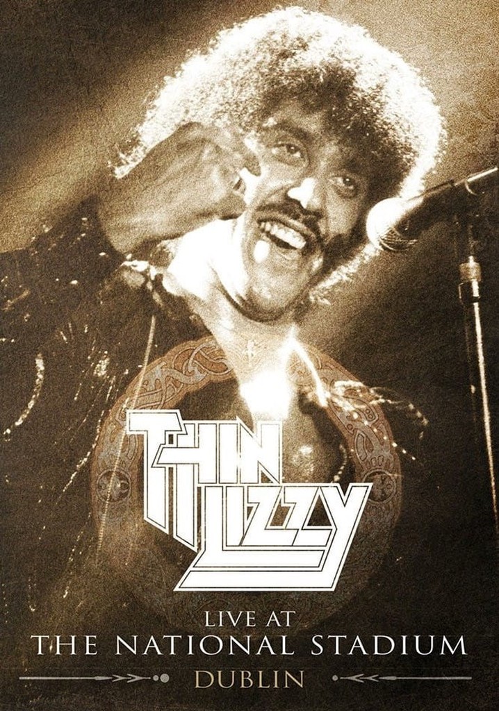 Thin Lizzy - Live at the National Stadium Dublin poster