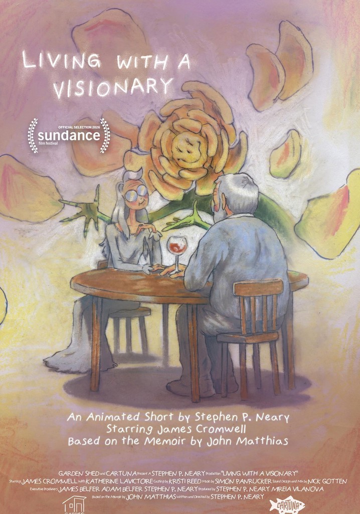 LIVING WITH A VISIONARY poster