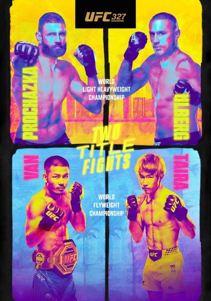 UFC 327: Procházka vs. Ulberg poster