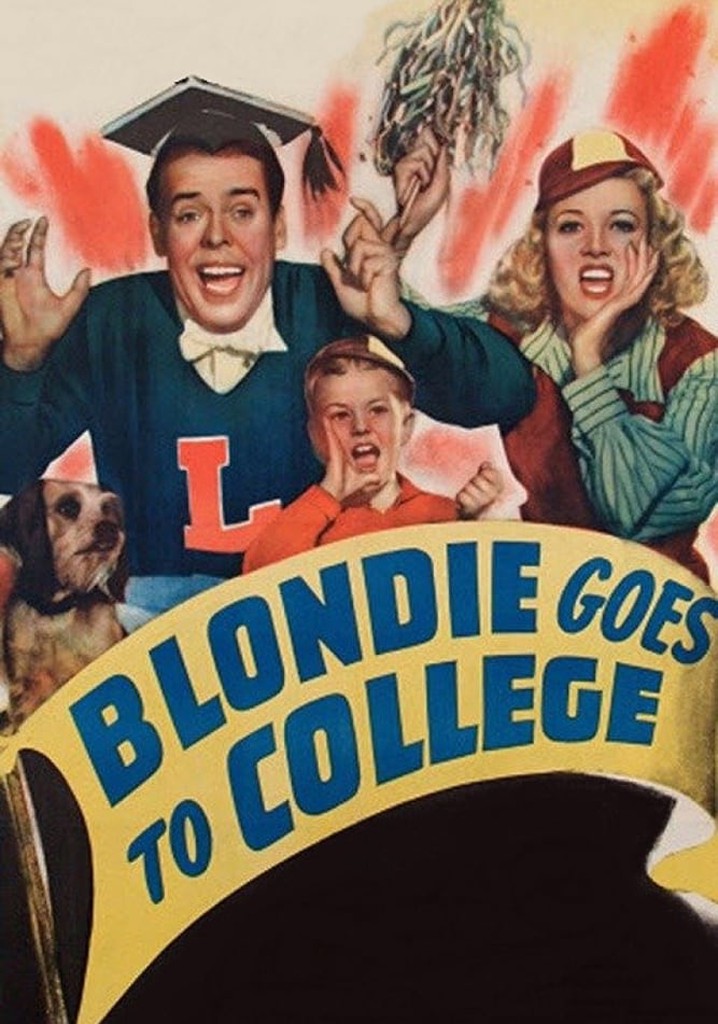 Blondie Goes to College poster