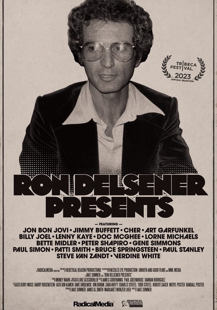 Ron Delsener Presents poster