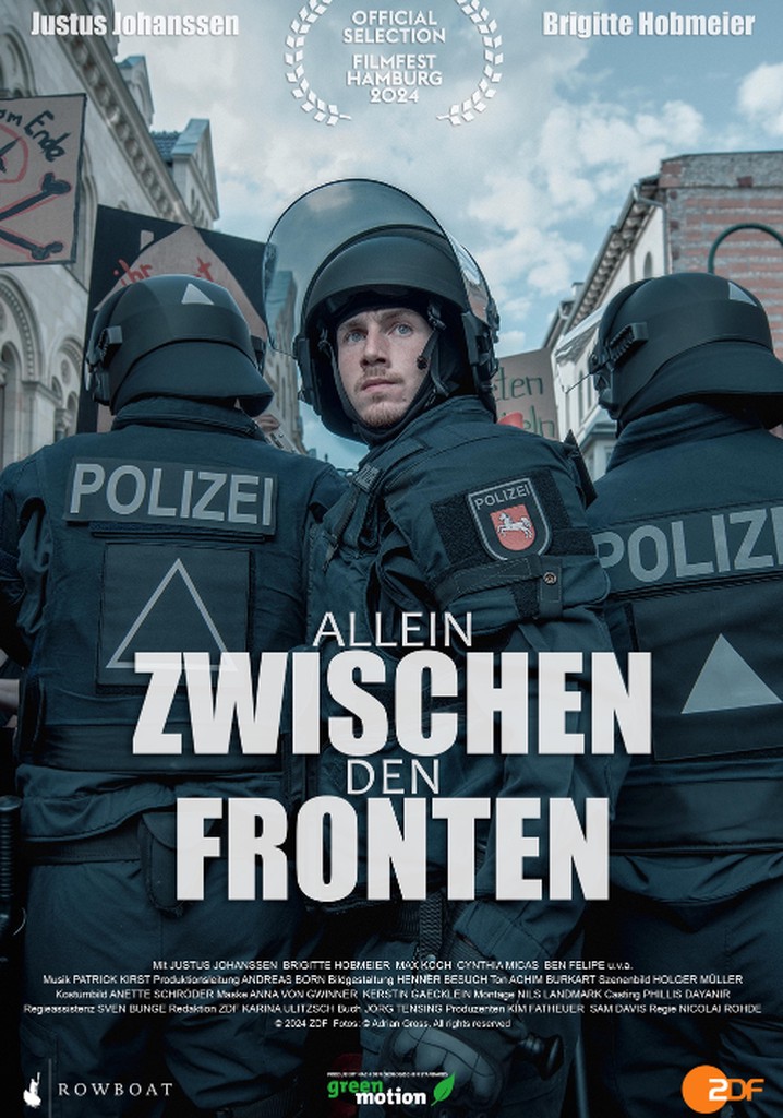 Allein zwischen den Fronten poster