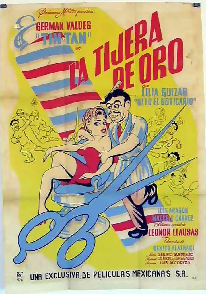 La tijera de oro poster