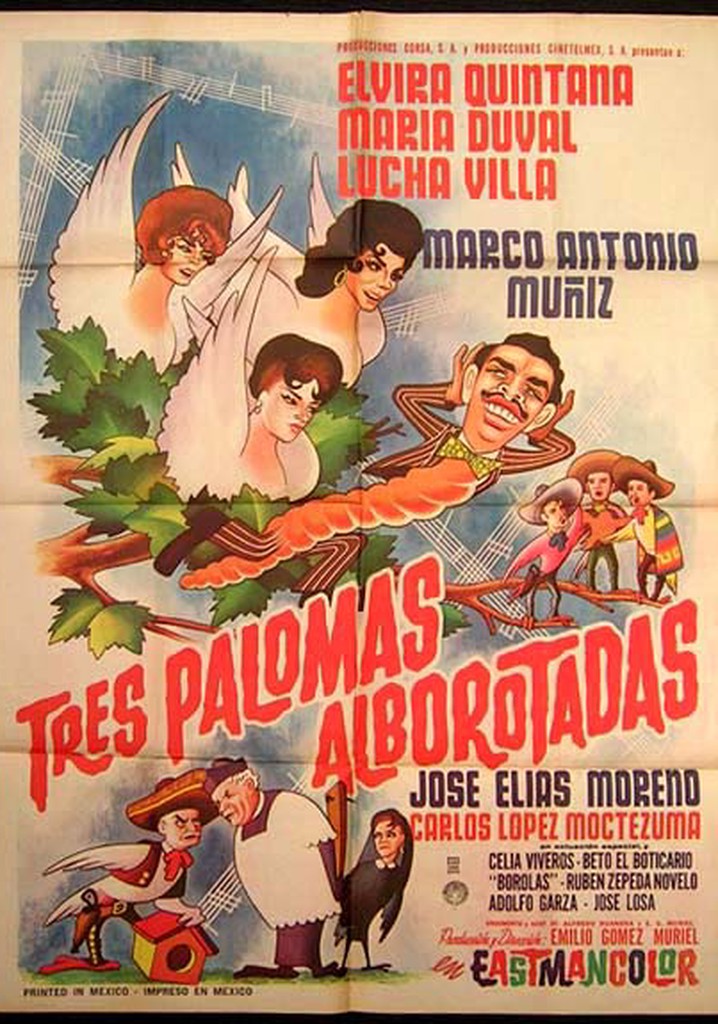 Tres palomas alborotadas poster