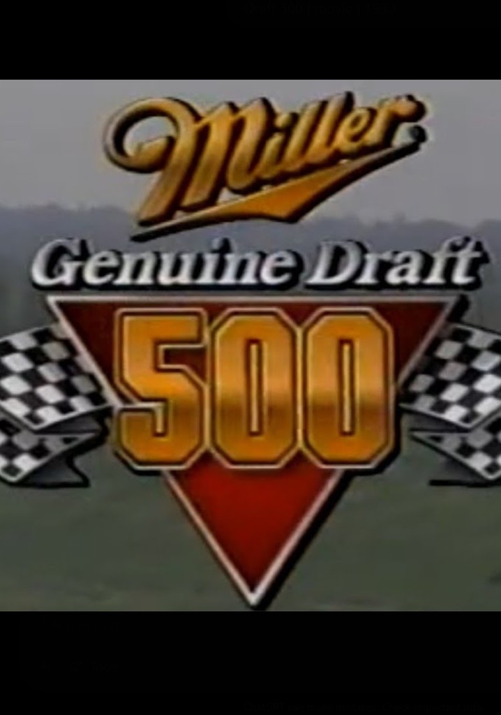 1990 Miller Genuine Draft 500 poster