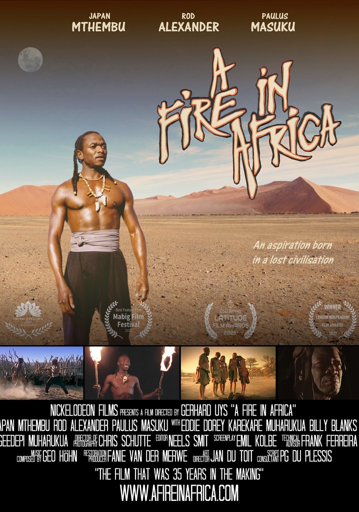 A Fire in Africa poster