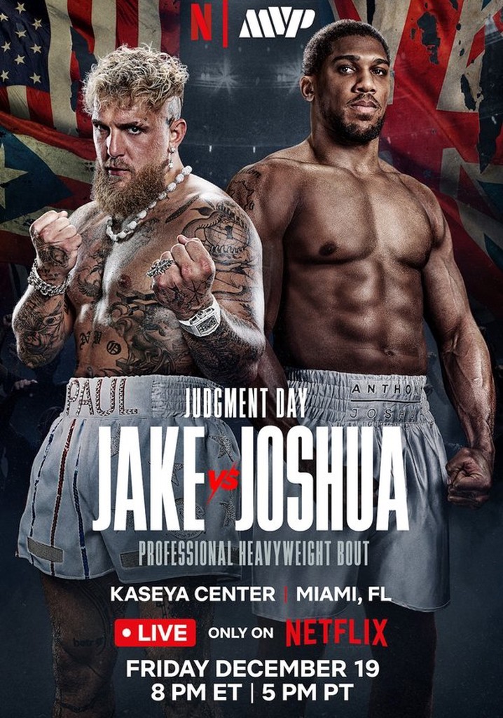 Jake Paul vs. Anthony Joshua poster