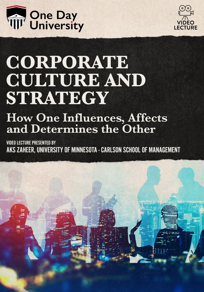 Corporate Culture and Strategy poster