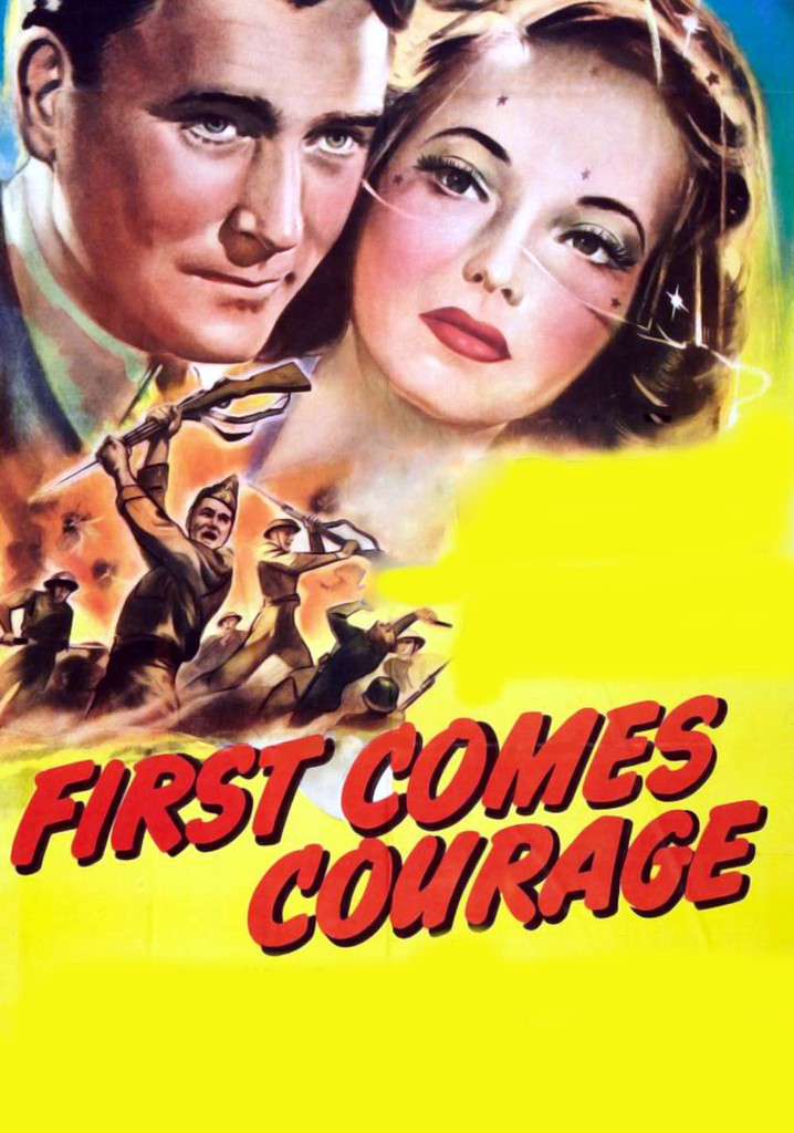 First Comes Courage poster