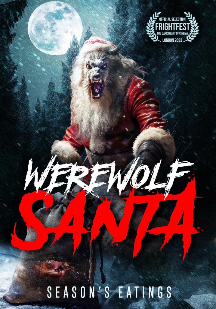 Werewolf Santa poster