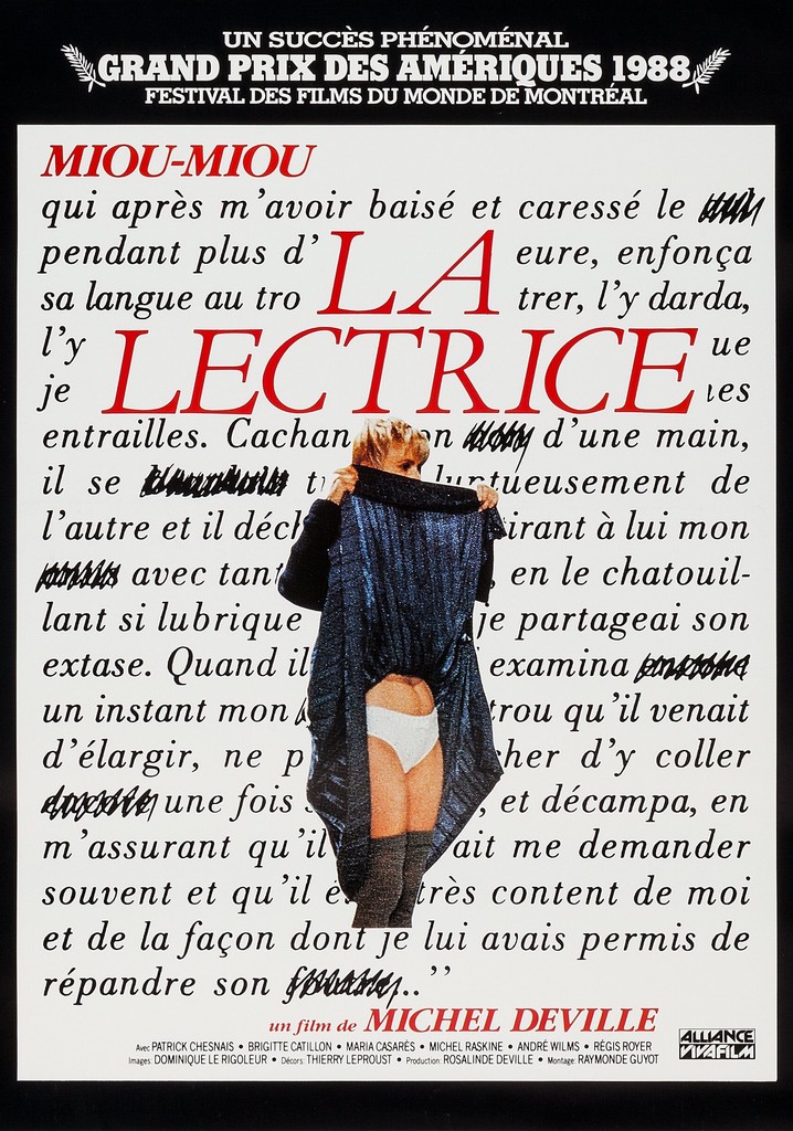La Lectrice poster