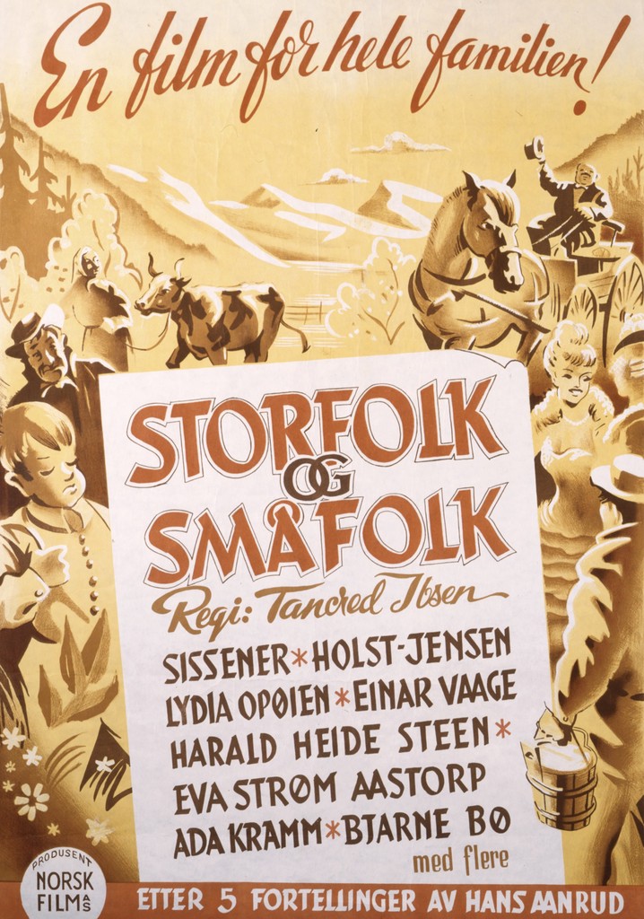 Storfolk og småfolk poster