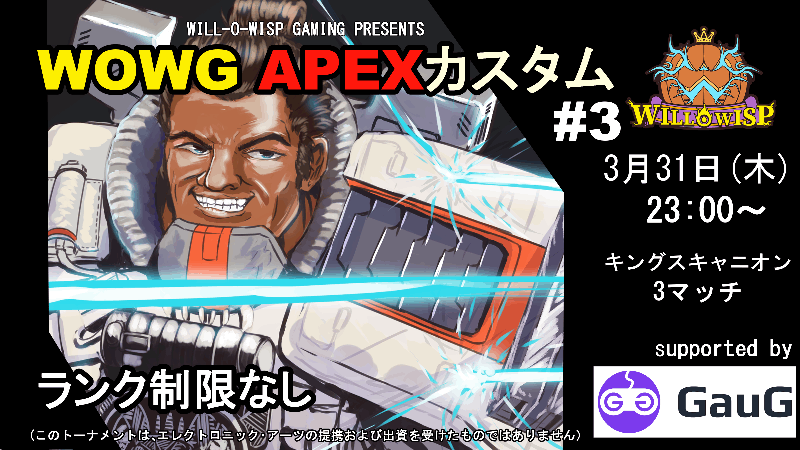 WOWG Apexカスタム＃3_Image