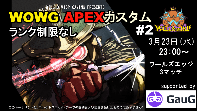 WOWG Apexカスタム＃2_Image