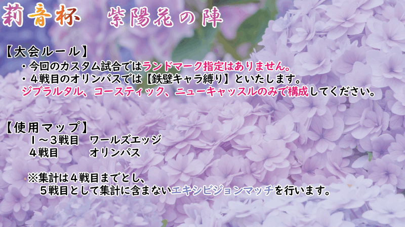 莉音杯-紫陽花の陣-　ゆるっとカジュアルカスタム♪_Image