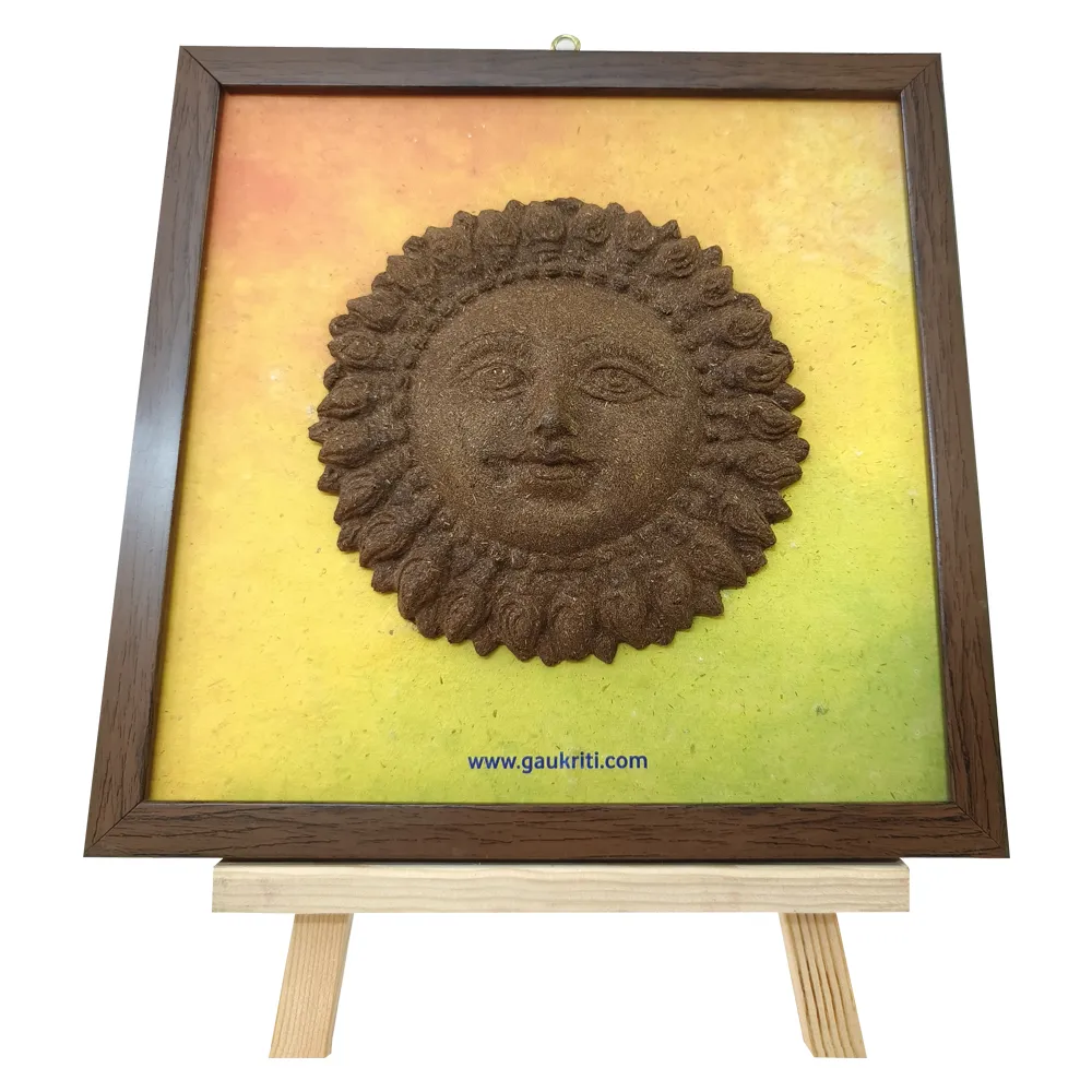 Cowdung Sun Frame (Colour Background)