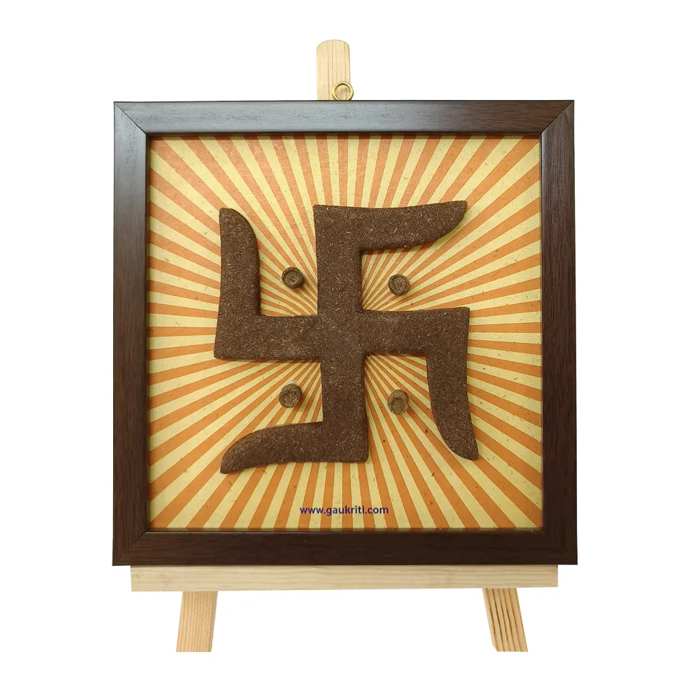 Cowdung Swastika Frame