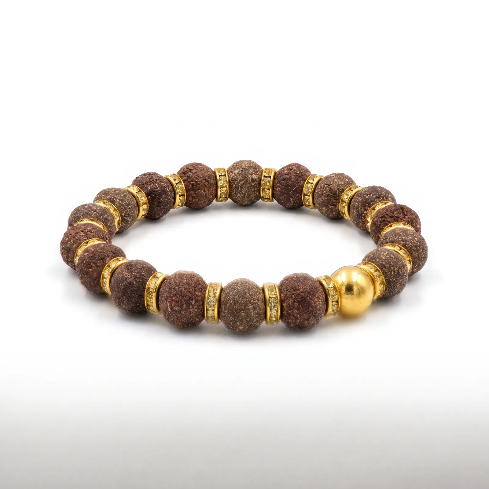 Gau Ratna Bracelet (With Golden Beads)