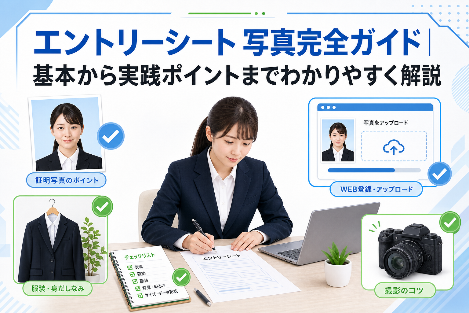 エントリーシート 写真完全ガイド｜基本から実践ポイントまでわかりやすく解説
