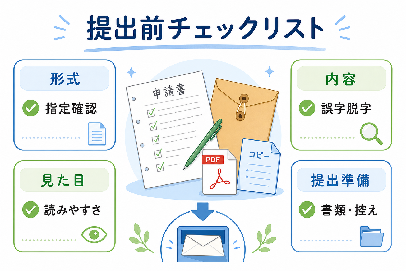 エントリーシート-手書き-提出前チェックリスト-準備