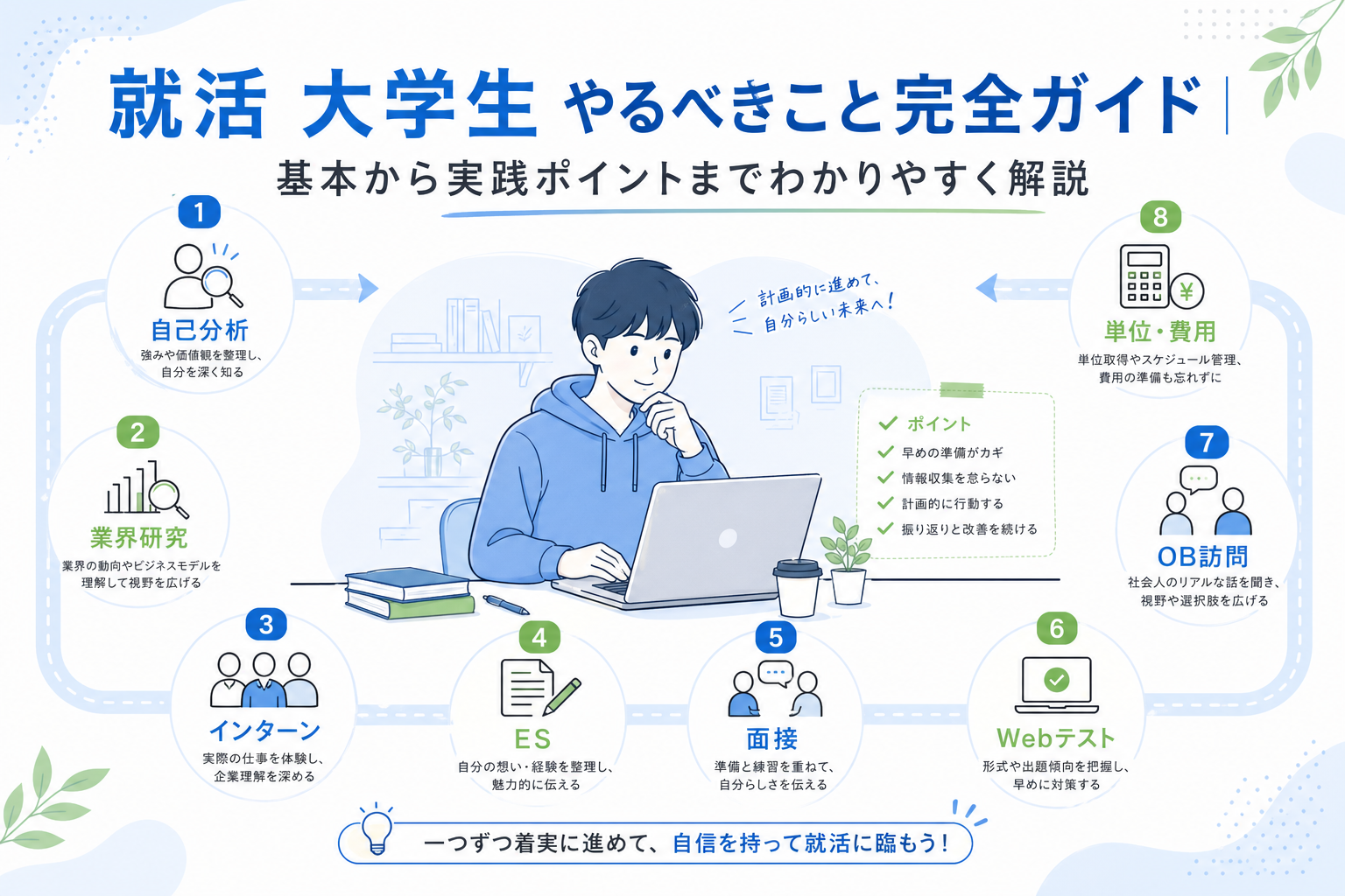 就活 大学生 やるべきこと完全ガイド｜基本から実践ポイントまでわかりやすく解説