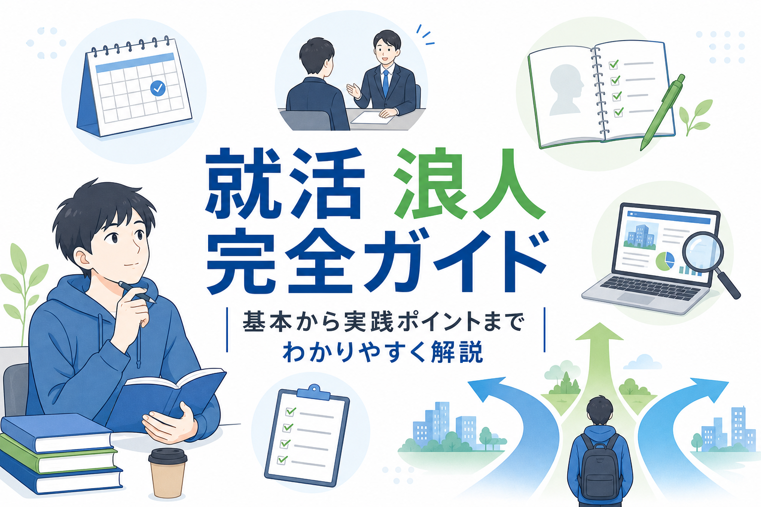就活浪人は不利？既卒・留年との違い、面接での答え方、過ごし方の完全ガイド