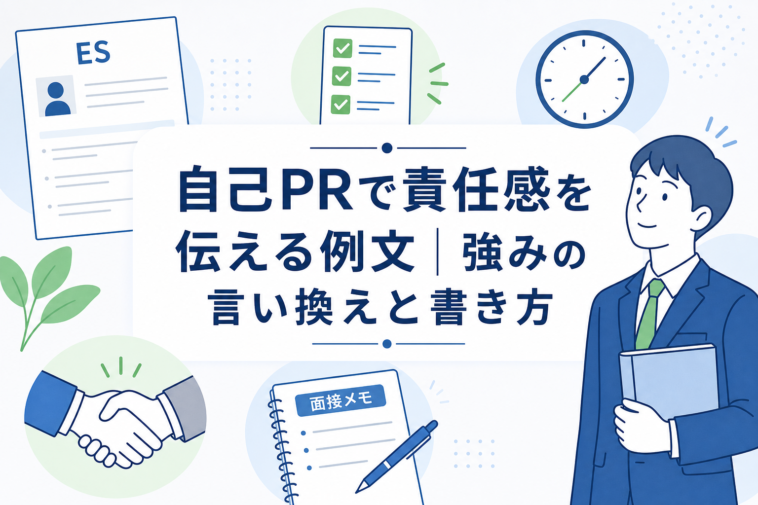 自己PRで責任感を伝える例文|強みの言い換えと書き方