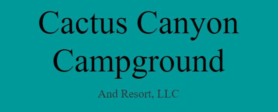 Cactus Canyon Campground and Resort Logo