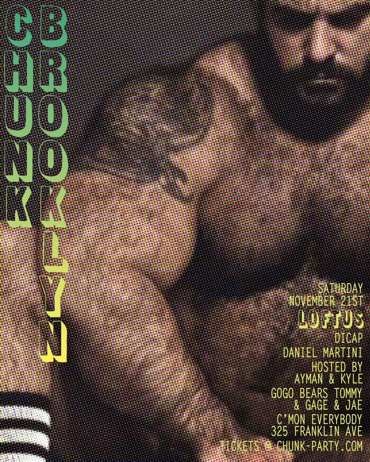 CHUNK Brooklyn - 11/21 flyer