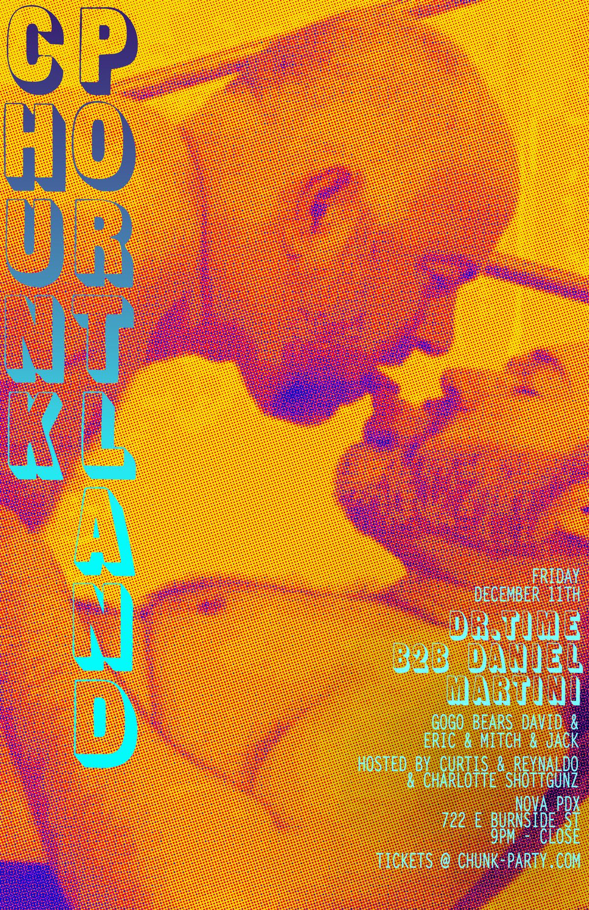 CHUNK Portland - December 11th flyer