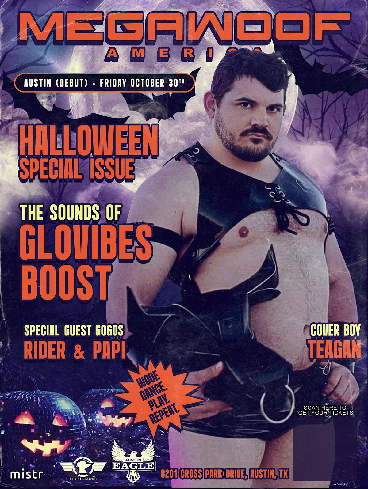 MEGAWOOF AMERICA - AUSTIN DEBUT - HALLOWEEN SPECIAL flyer