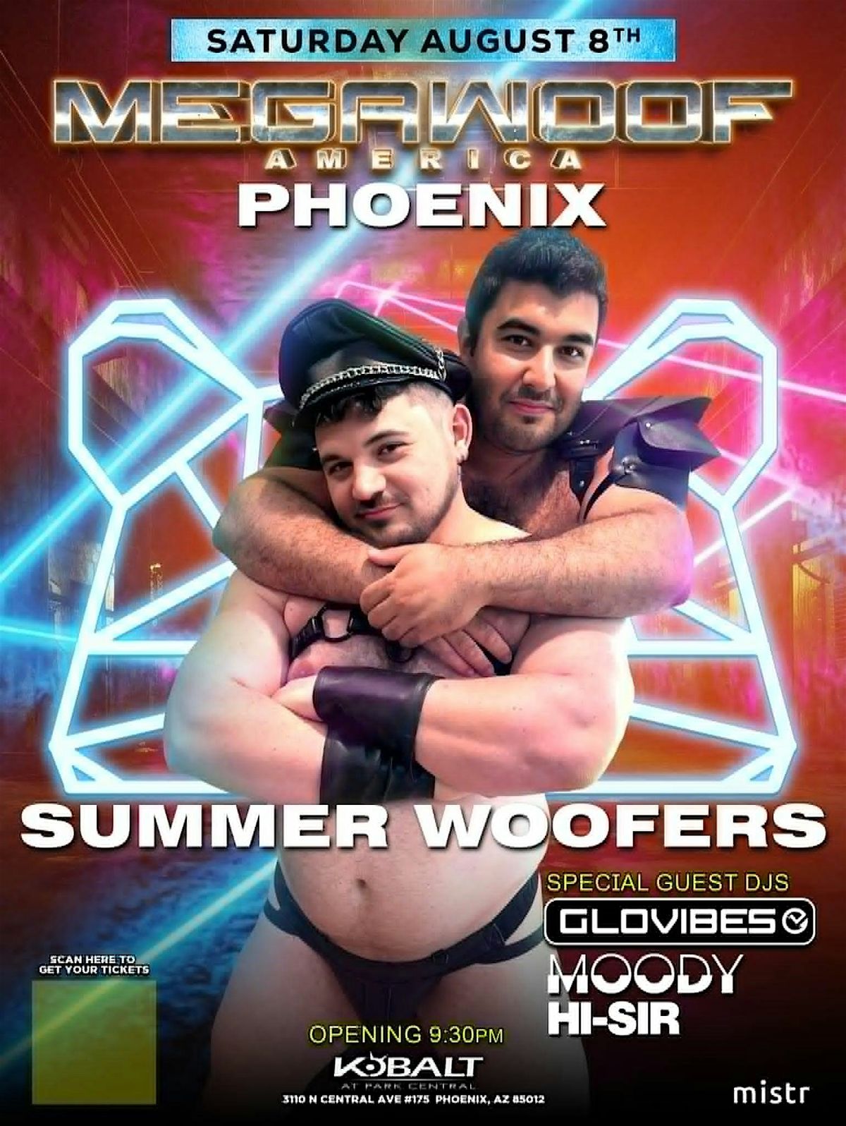 MEGAWOOF AMERICA - PHOENIX - SUMMER WOOFERS flyer
