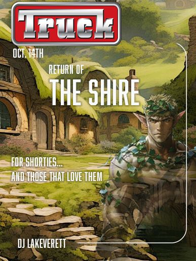 Return of The Shire: Oct 14th flyer