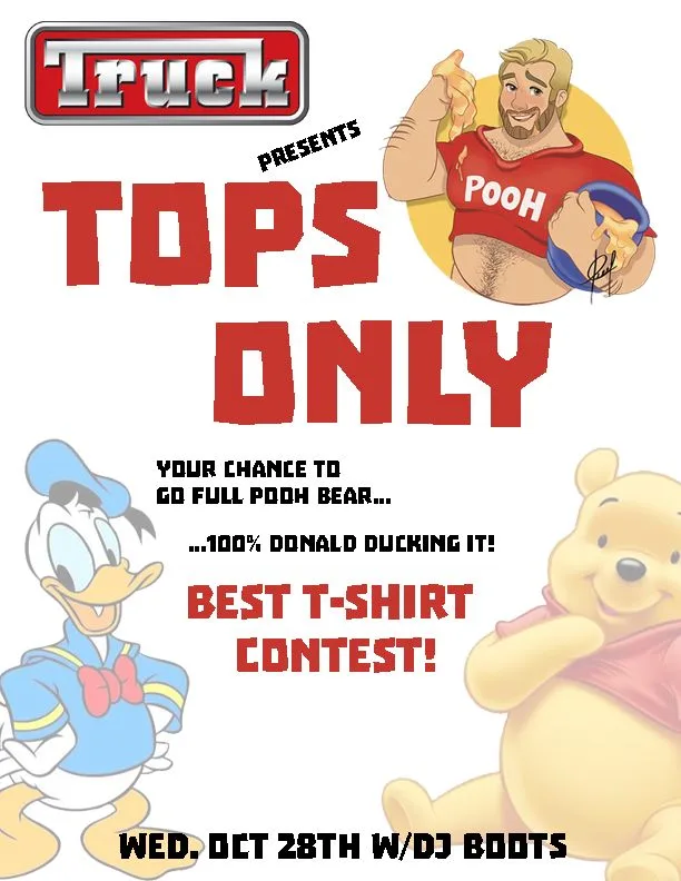 Tops only: T-shirt contest flyer